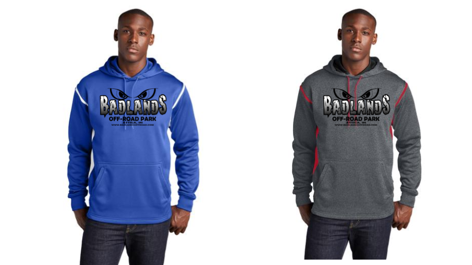 Grey Sport-Tek Badlands Hoodie ONLINE EXCLUSIVE!