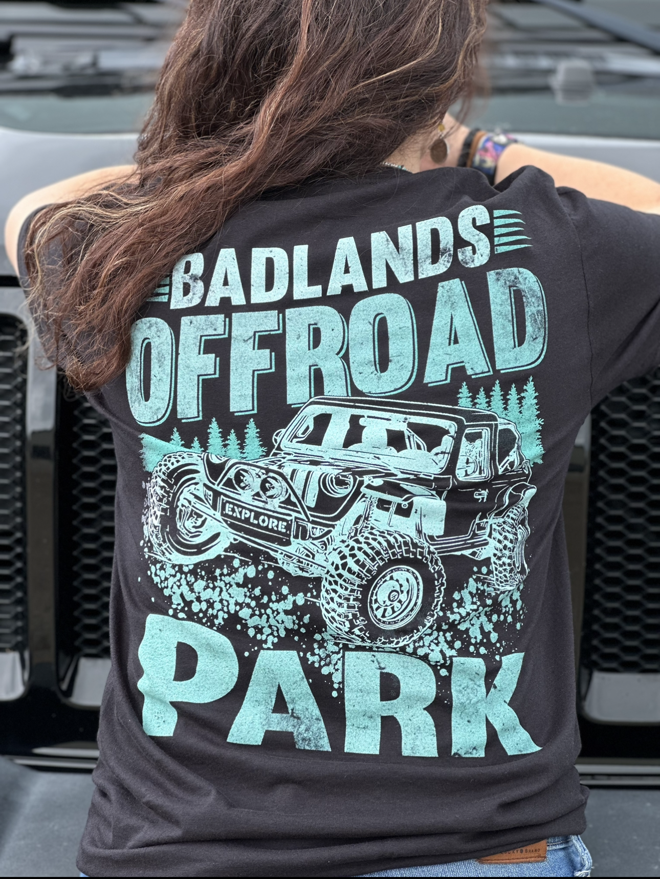 Badlands T-shirt Explore Jeep