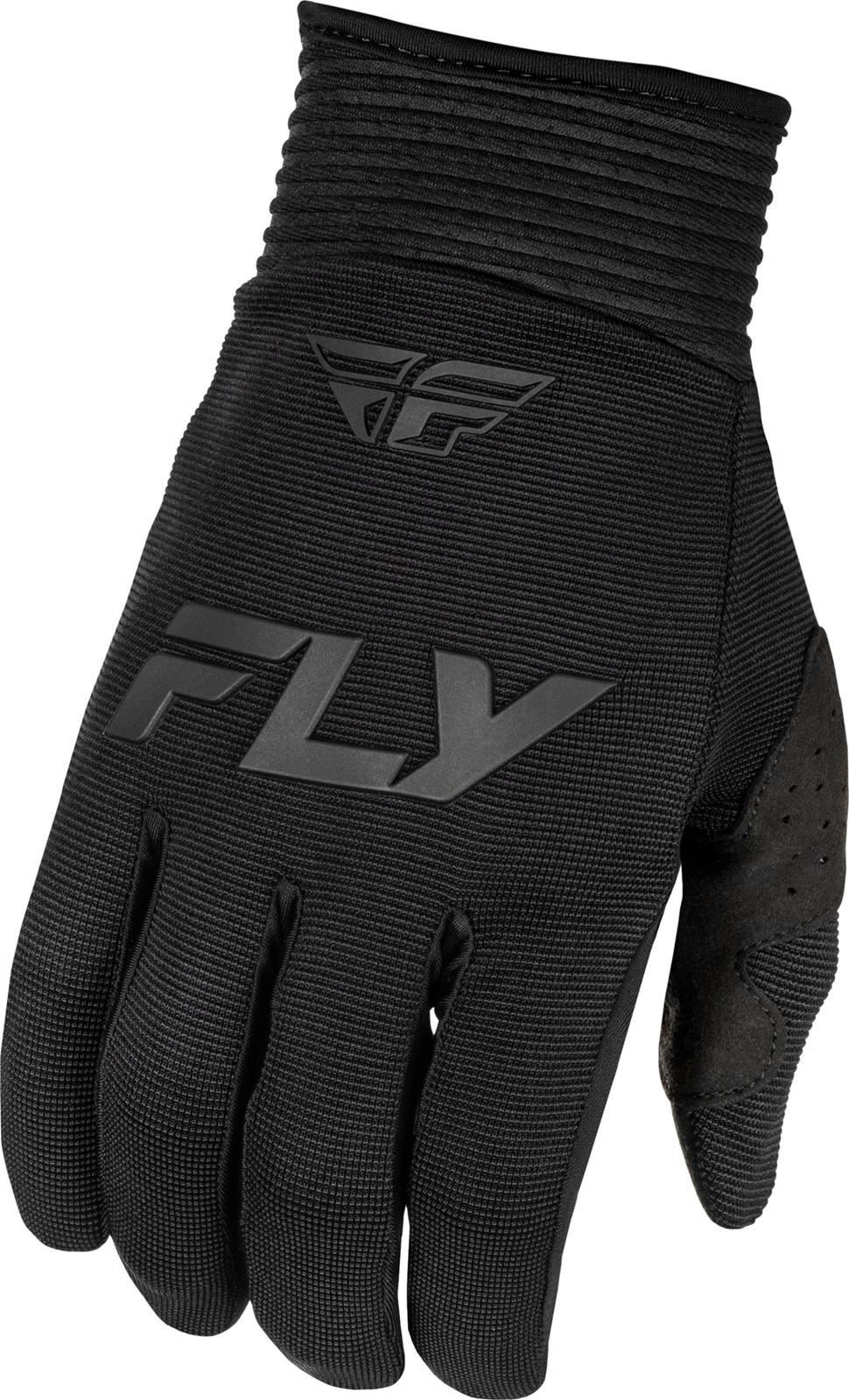 Fly Racing F-16 Black with Dark Grey Gloves