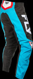 Fly Racing F-16 Cyan with Black Pants