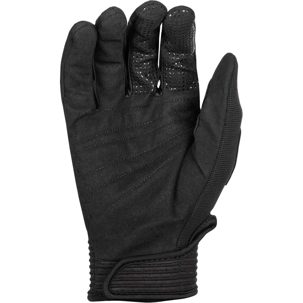 Fly Racing F-16 Black with Dark Grey Gloves
