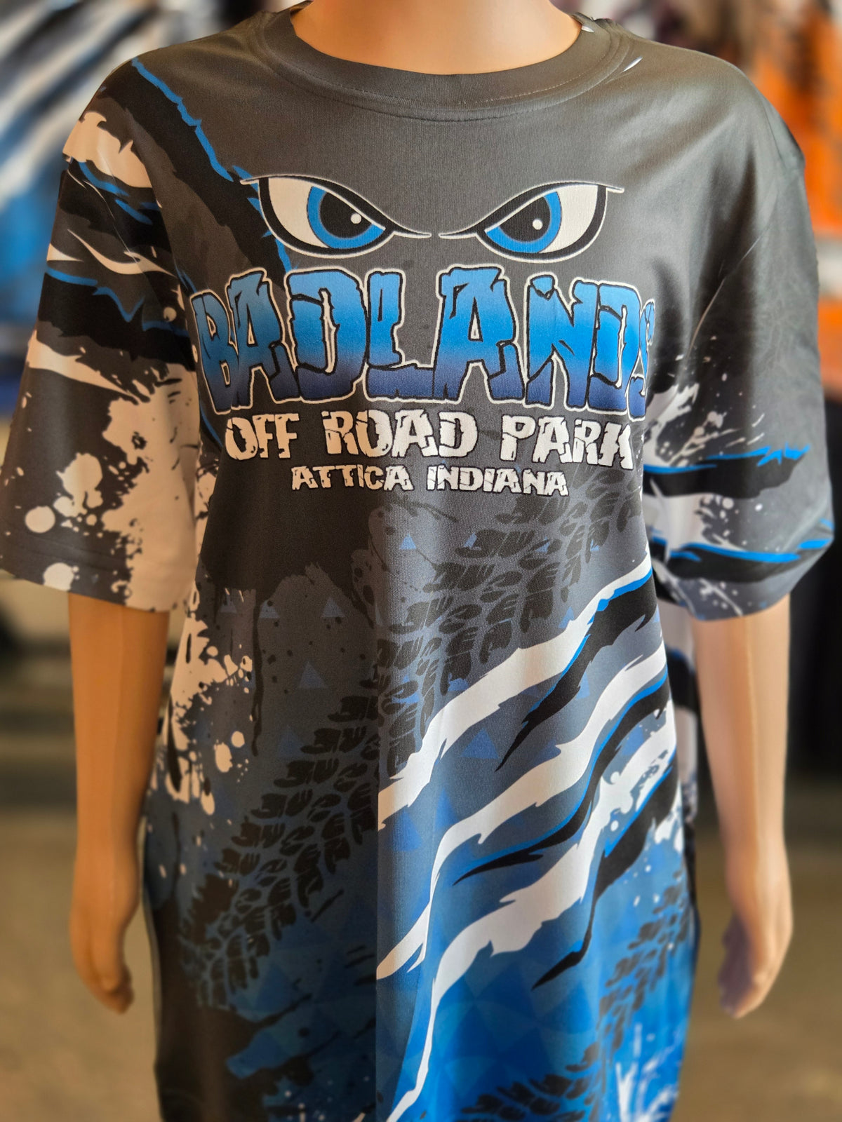 Badlands 30th Anniversary All Over Blue Youth T-Shirt