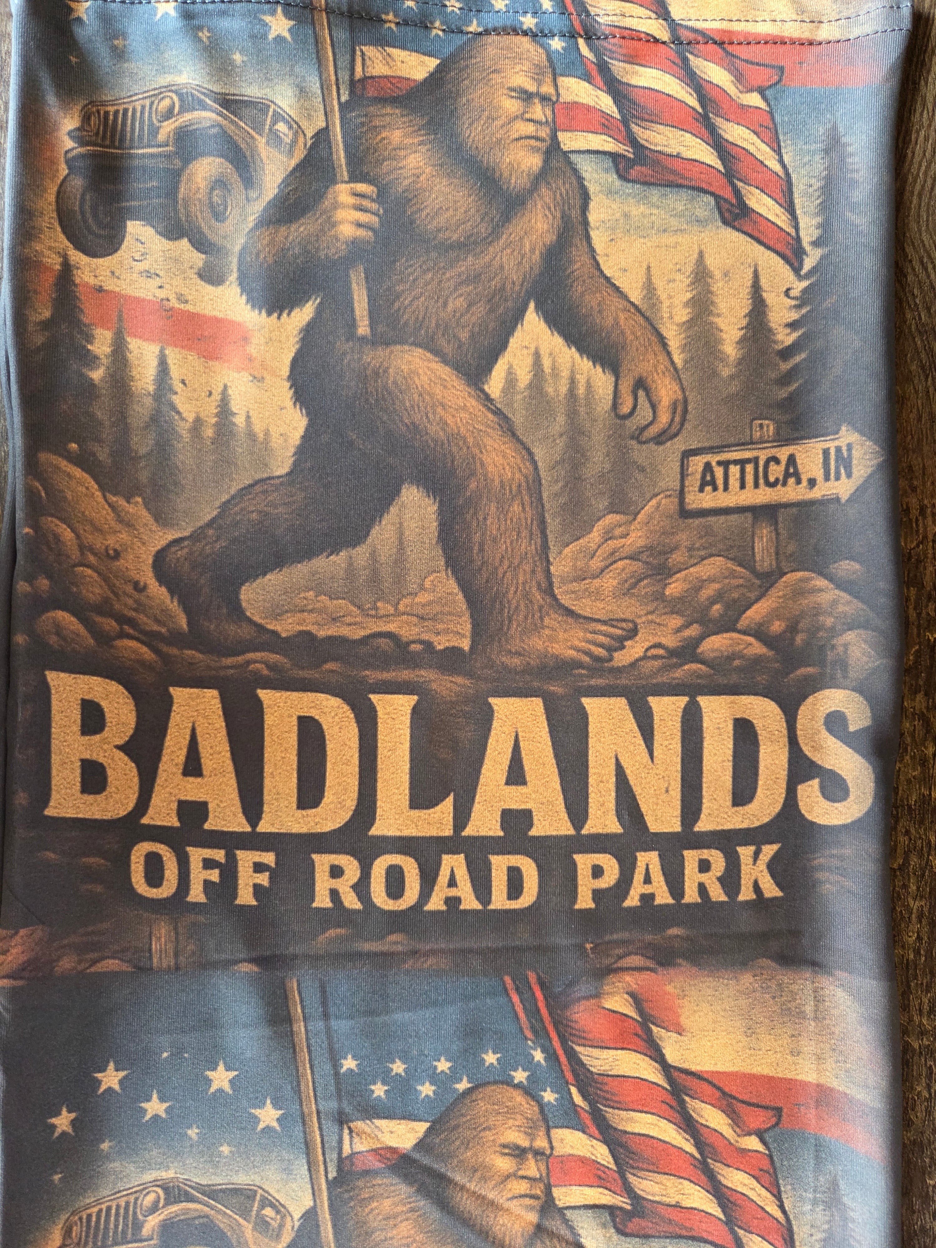 Badlands Patriotic Sasquatch Face Mask