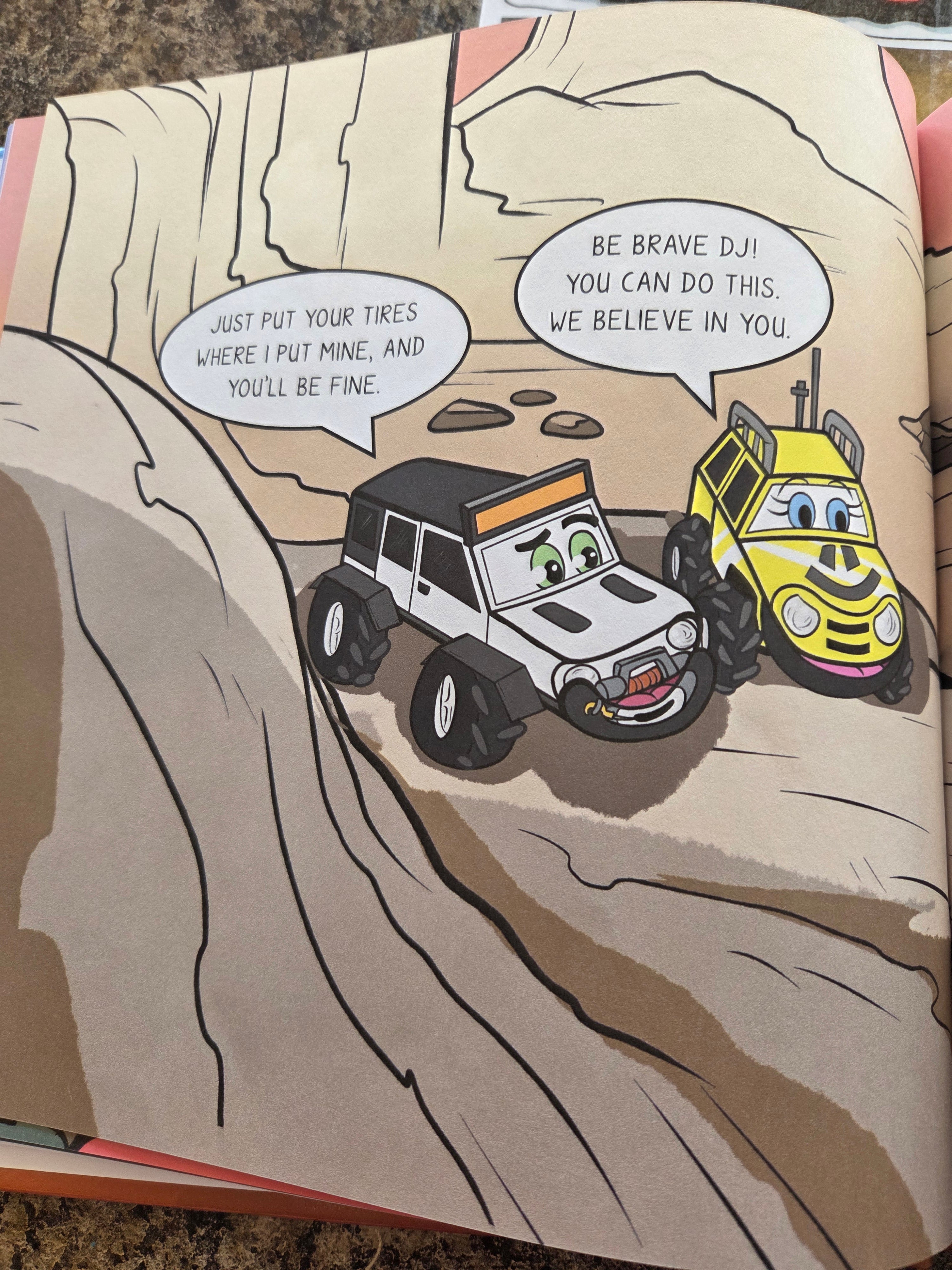 DJ's Off-Road Adventures: DJ Faces His Fear-Book