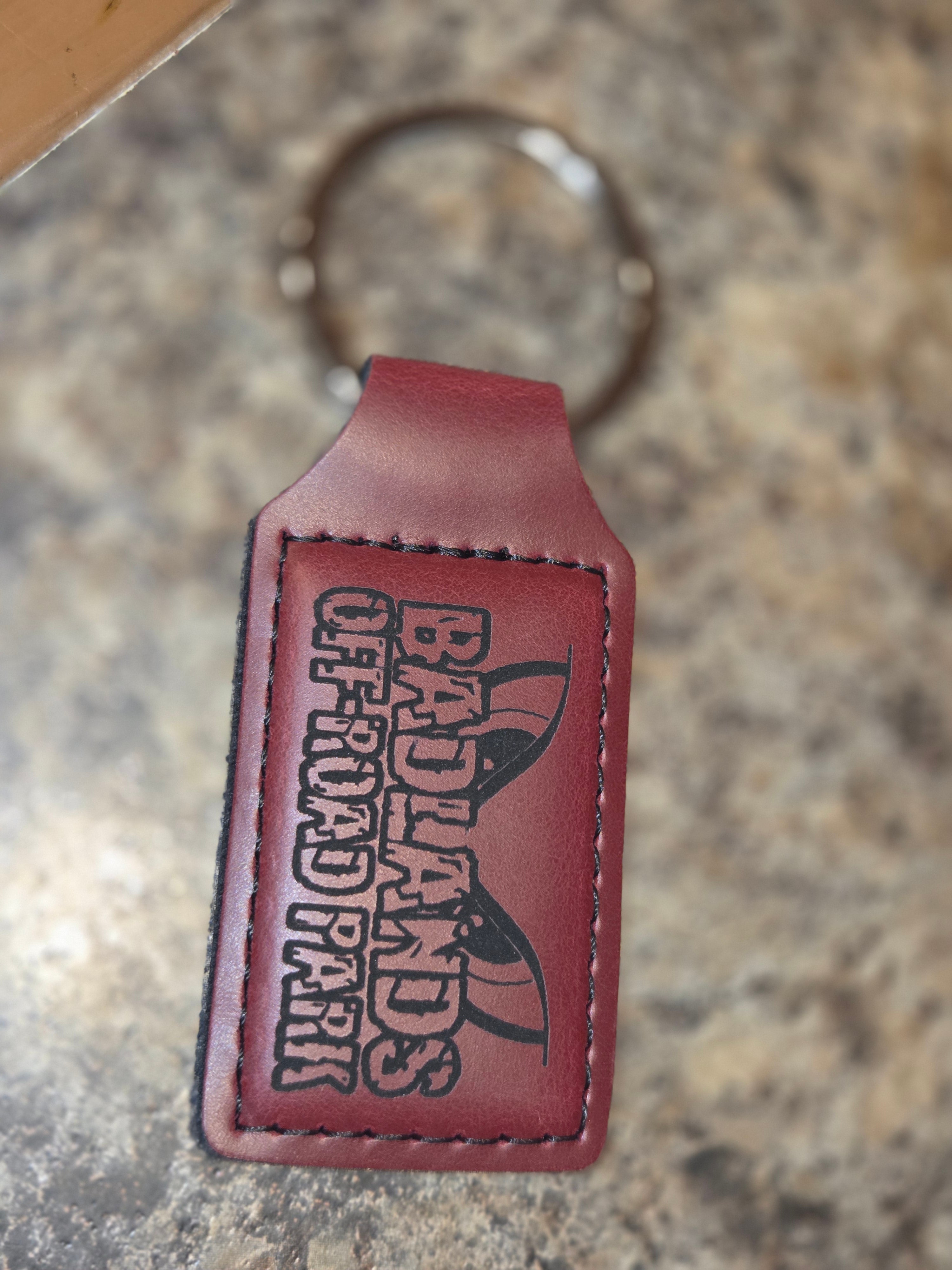 Badlands Leather Indiana Keychain