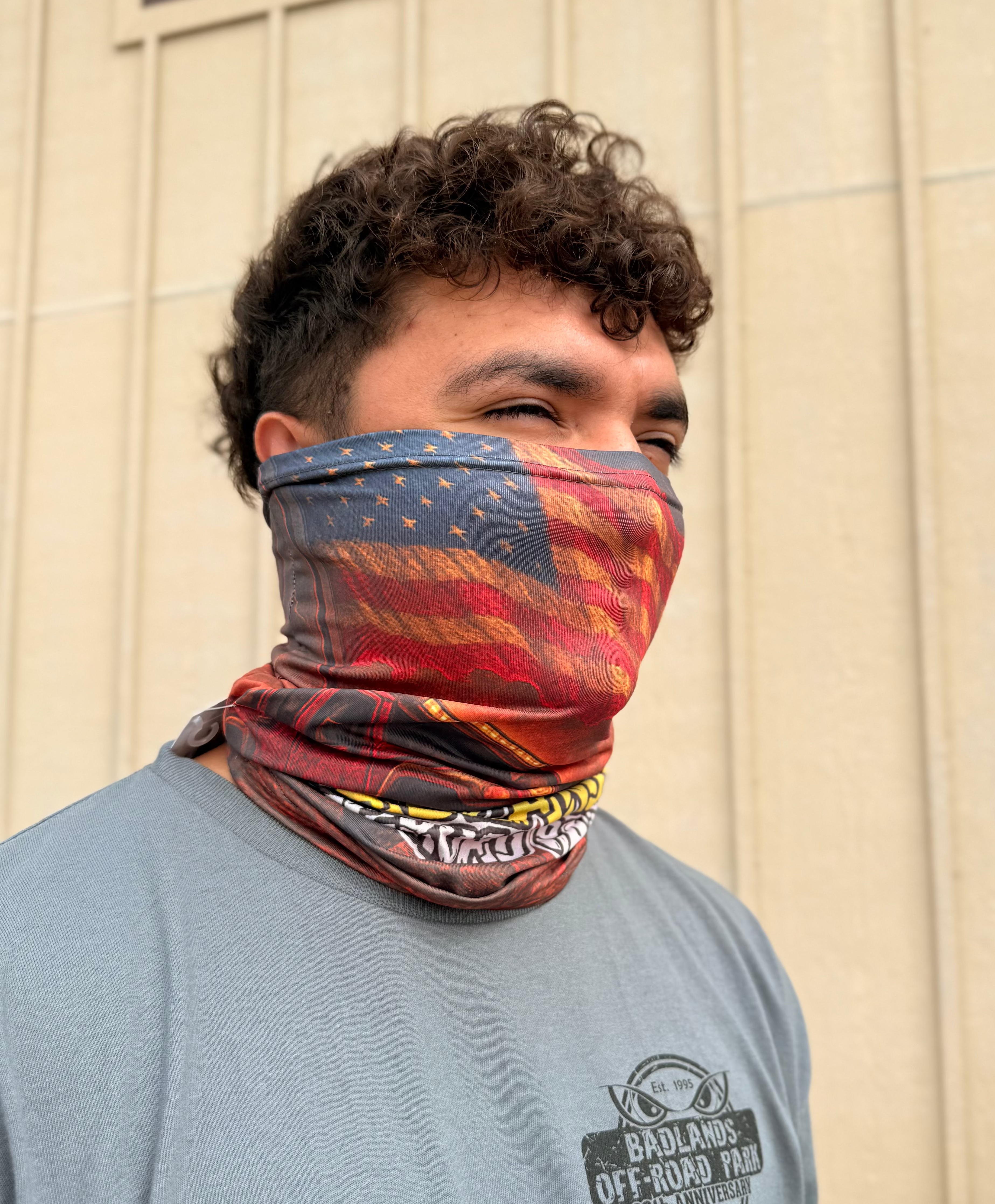 Badlands Patriotic Jeep Face Mask