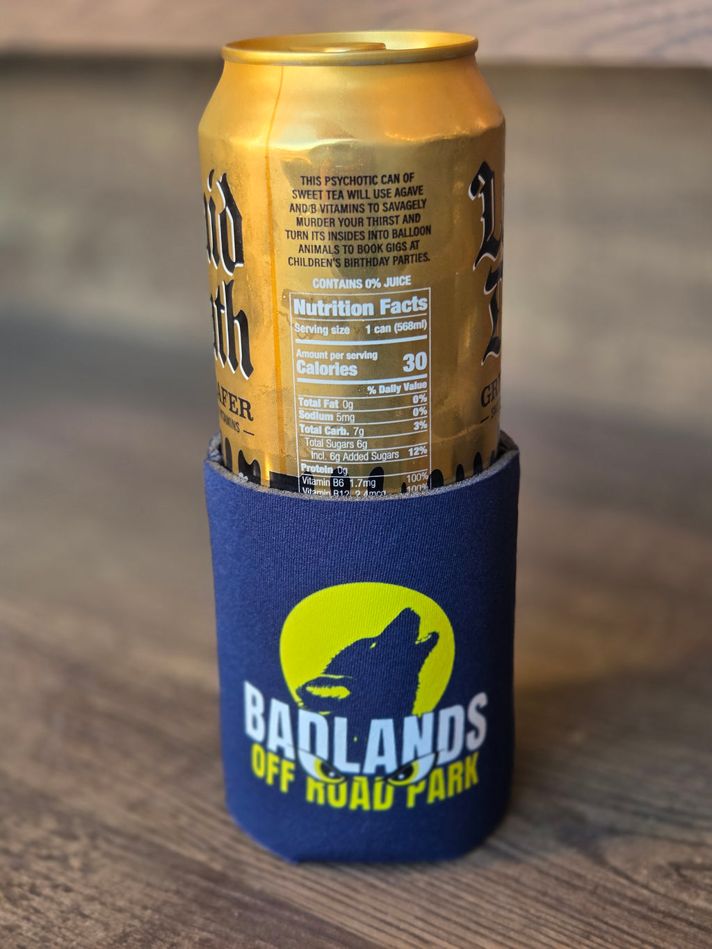 Badlands Wolf Koozie