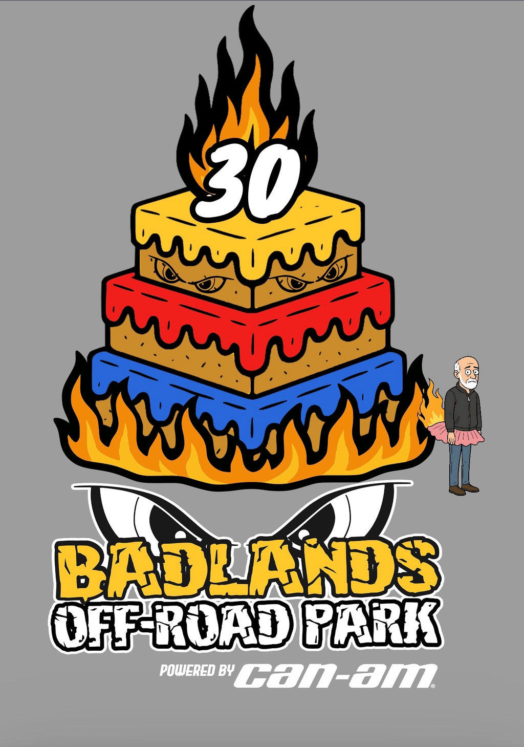Badlands Bonfire 2025 Event T-Shirt 30th Anniversary