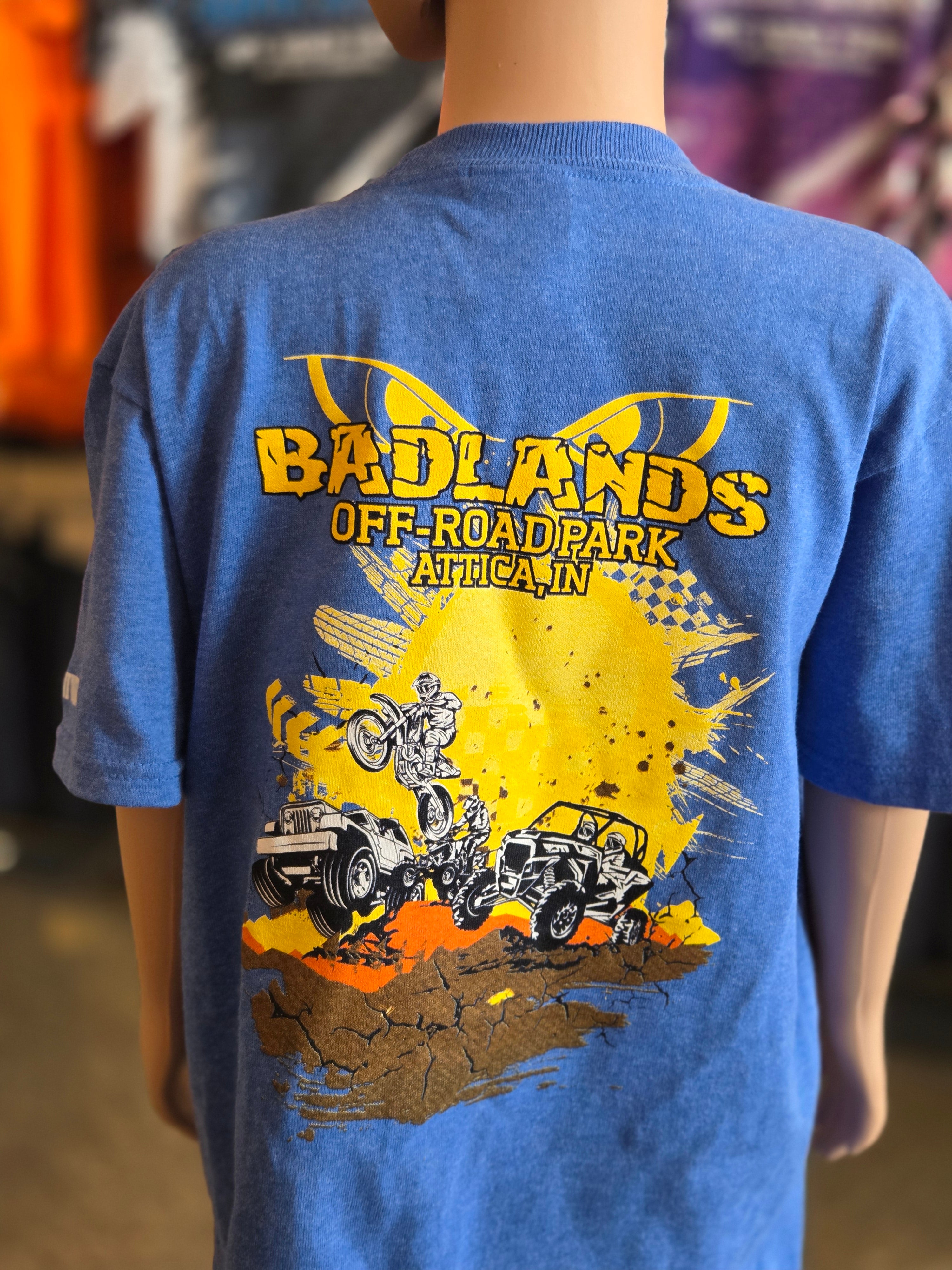 Badlands Blue Machine Sunset Youth T-Shirt 30th Anniversary Edition