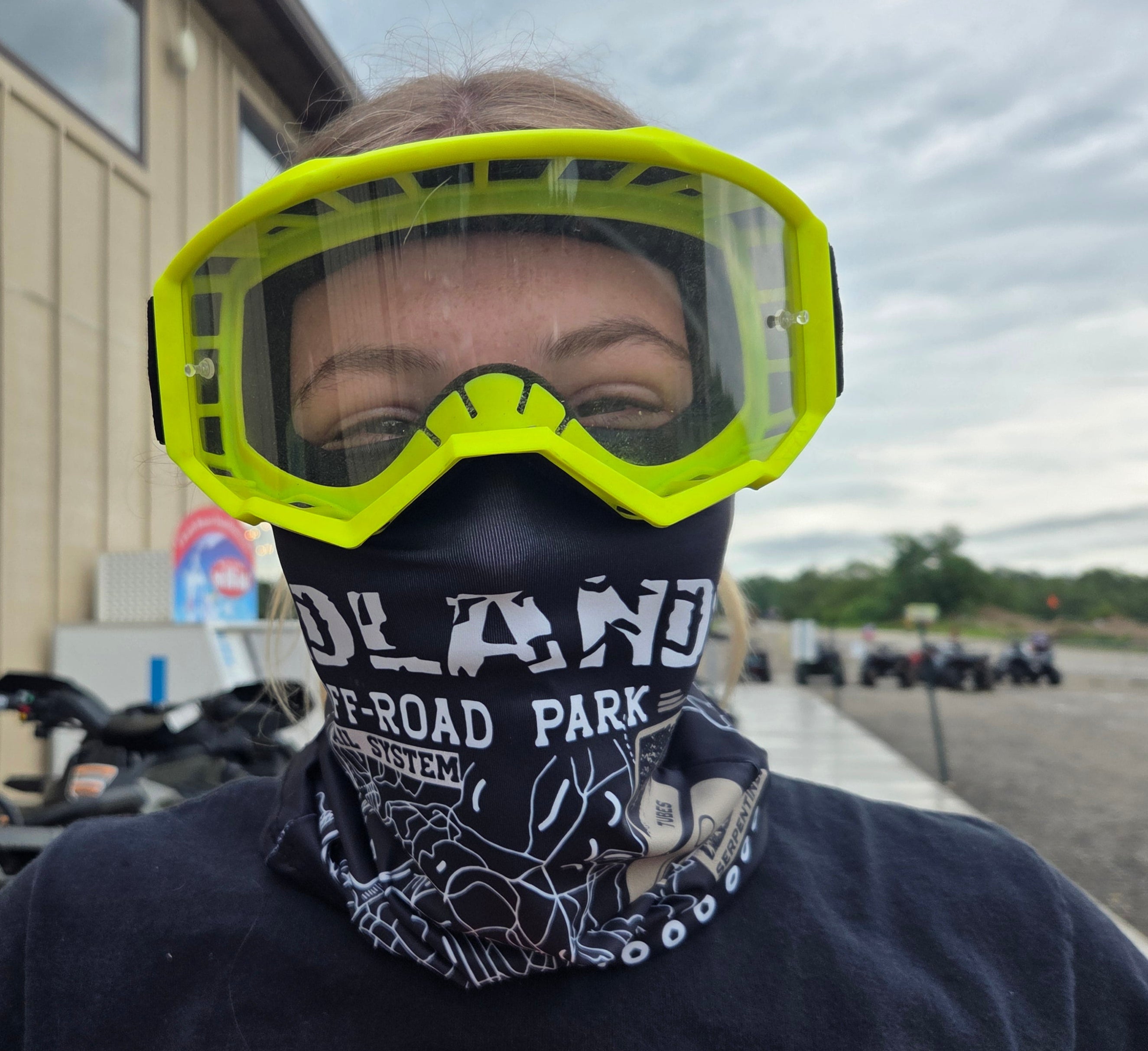 Badlands Map Face Mask