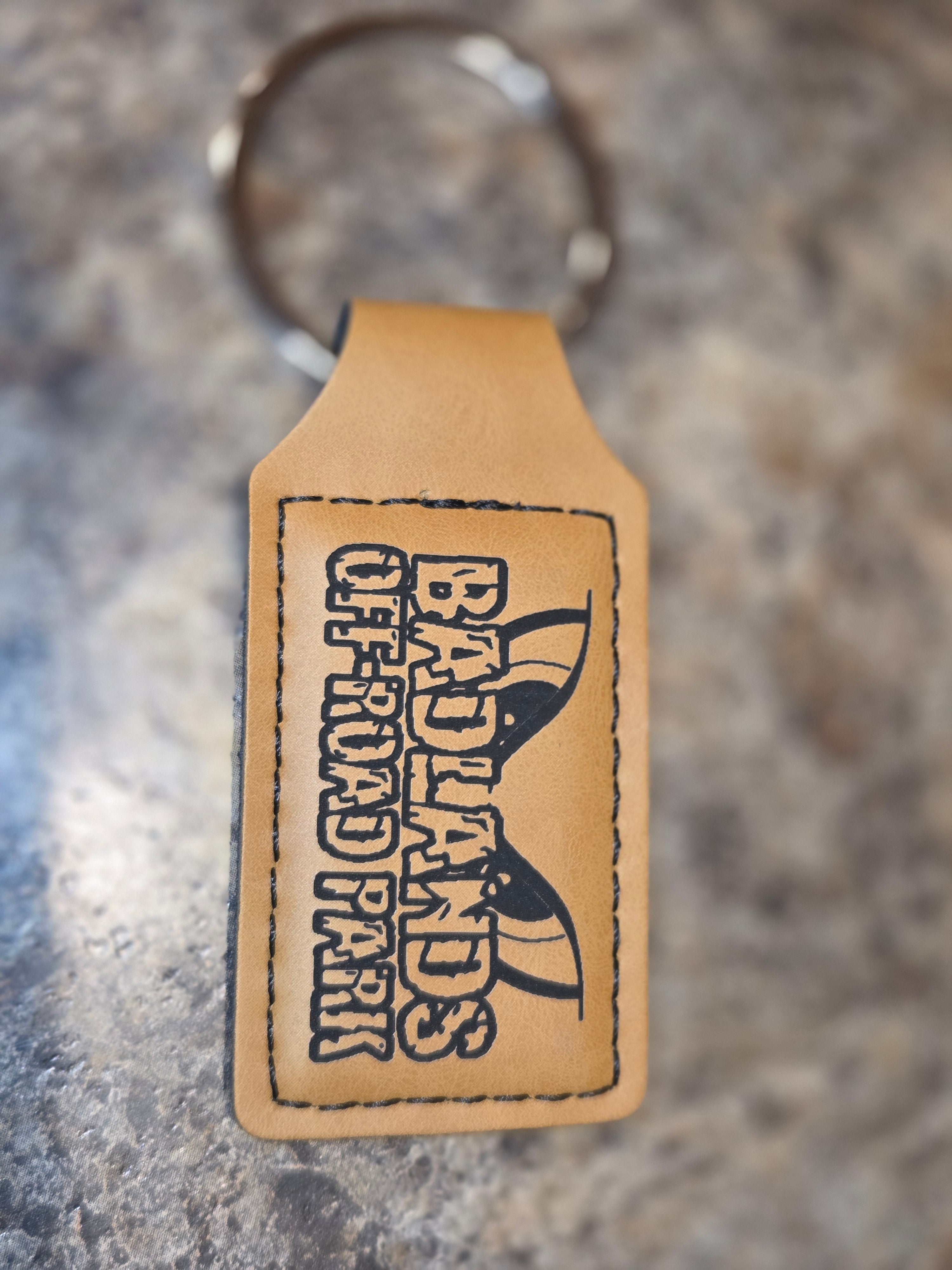 Badlands Leather Indiana Keychain
