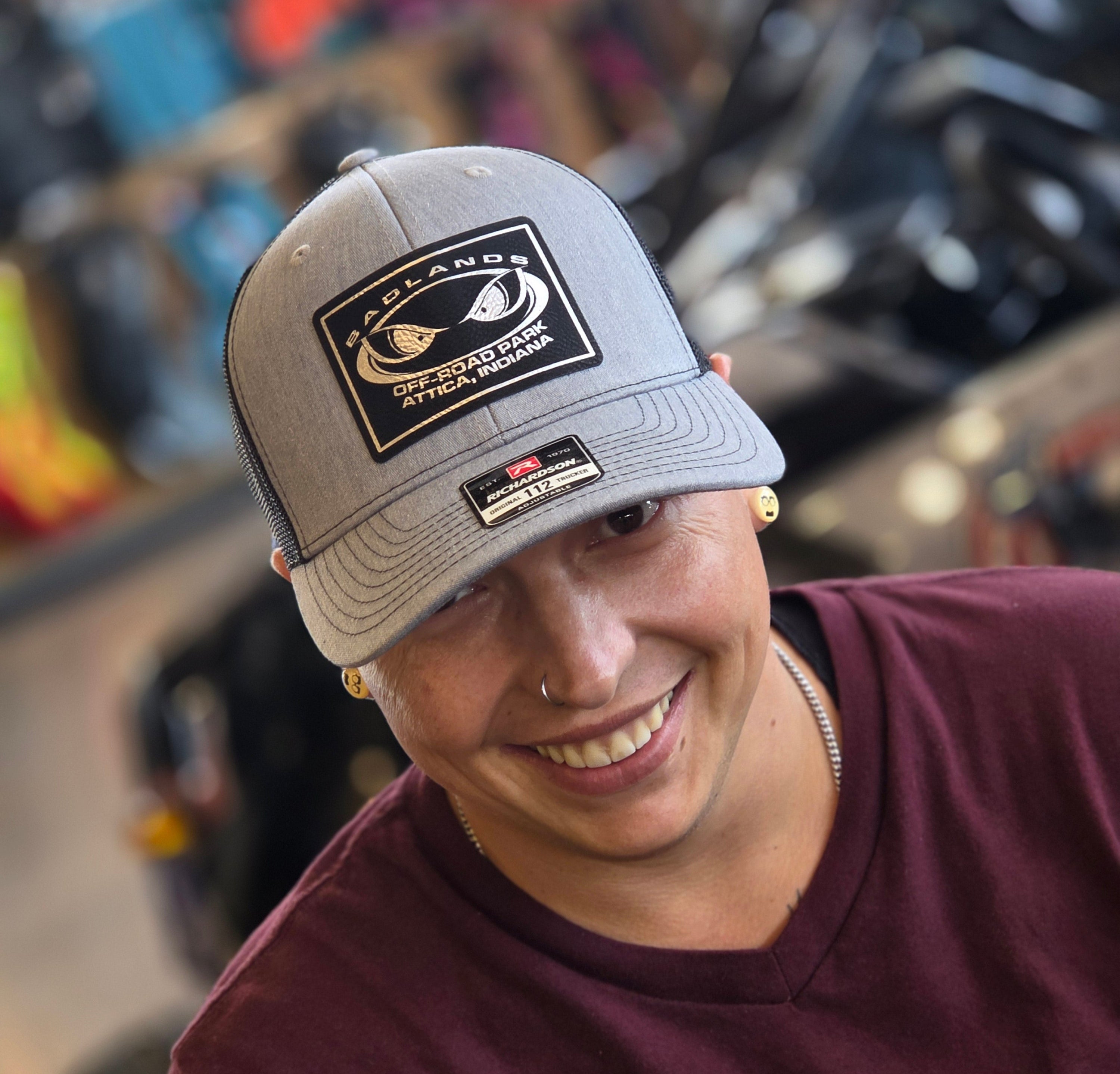 Badlands Grey Richardson Patch Hat