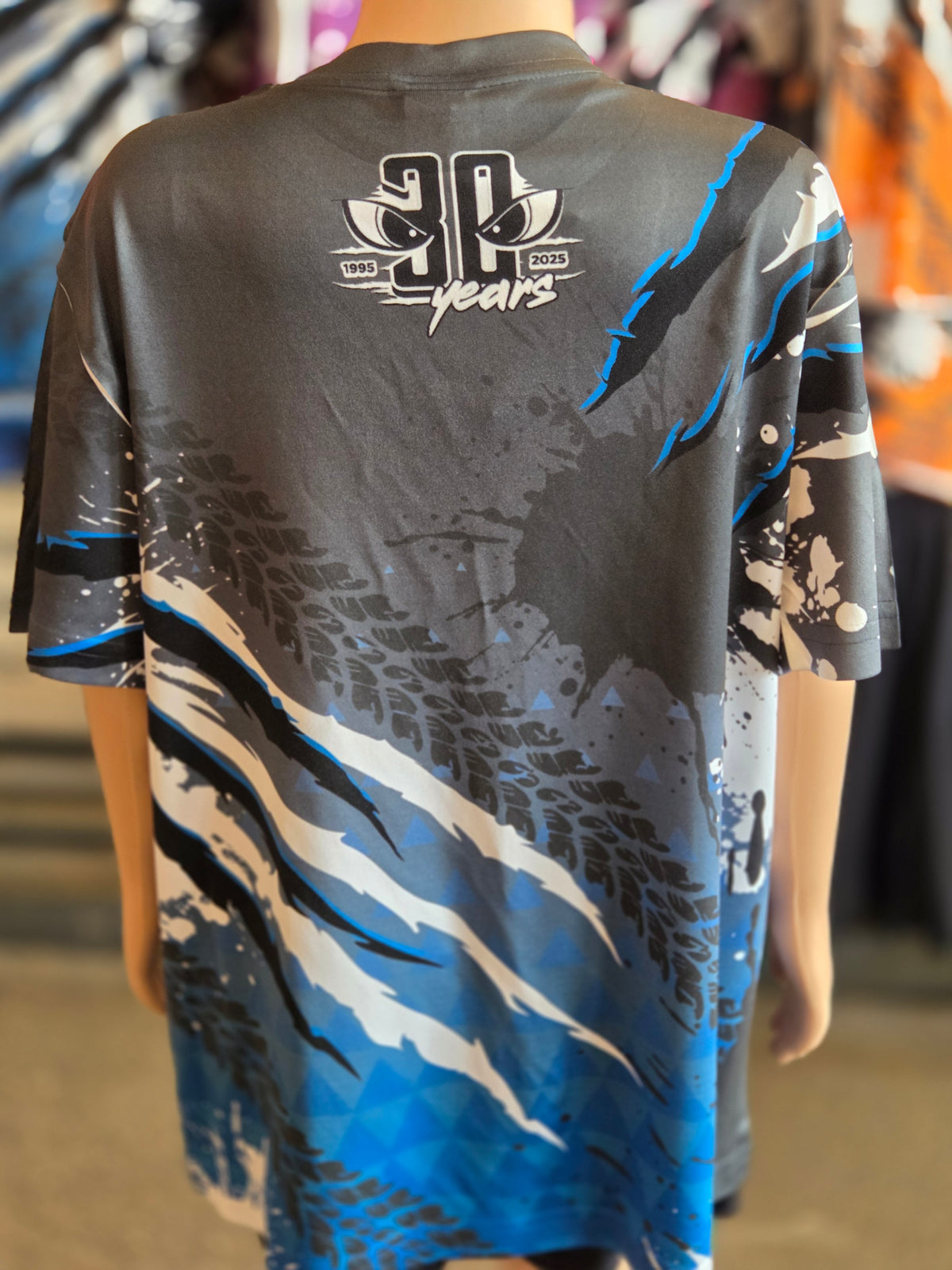 Badlands 30th Anniversary All Over Blue Youth T-Shirt