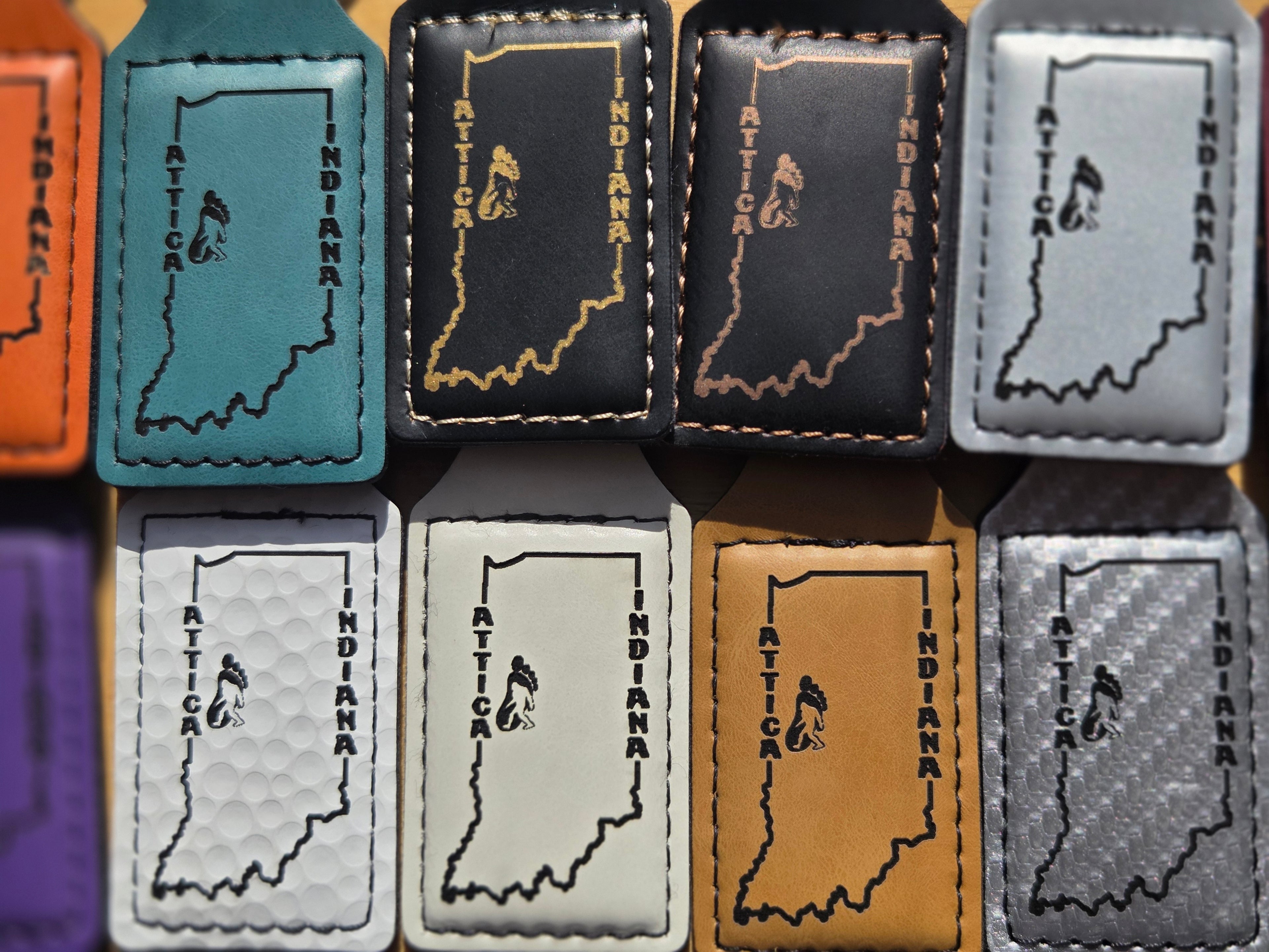 Badlands Leather Indiana Keychain