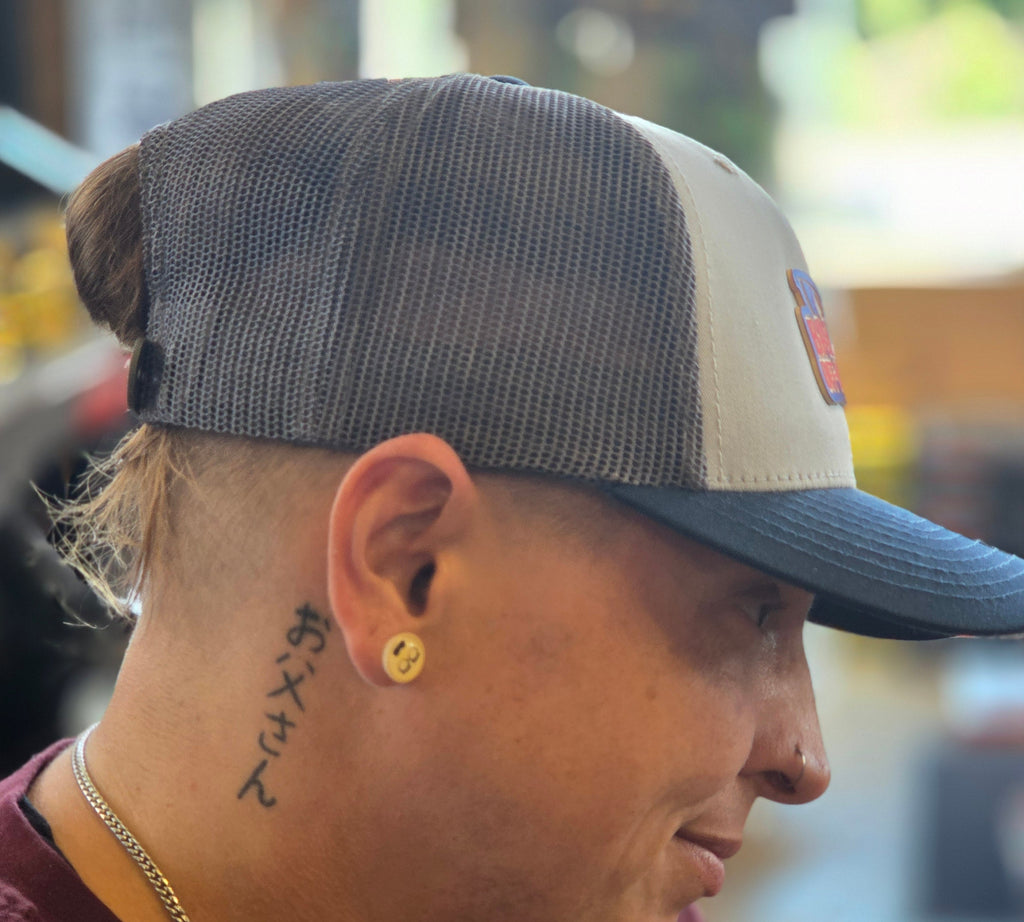 Badlands Red White and Blue Acrylic Patch Hat