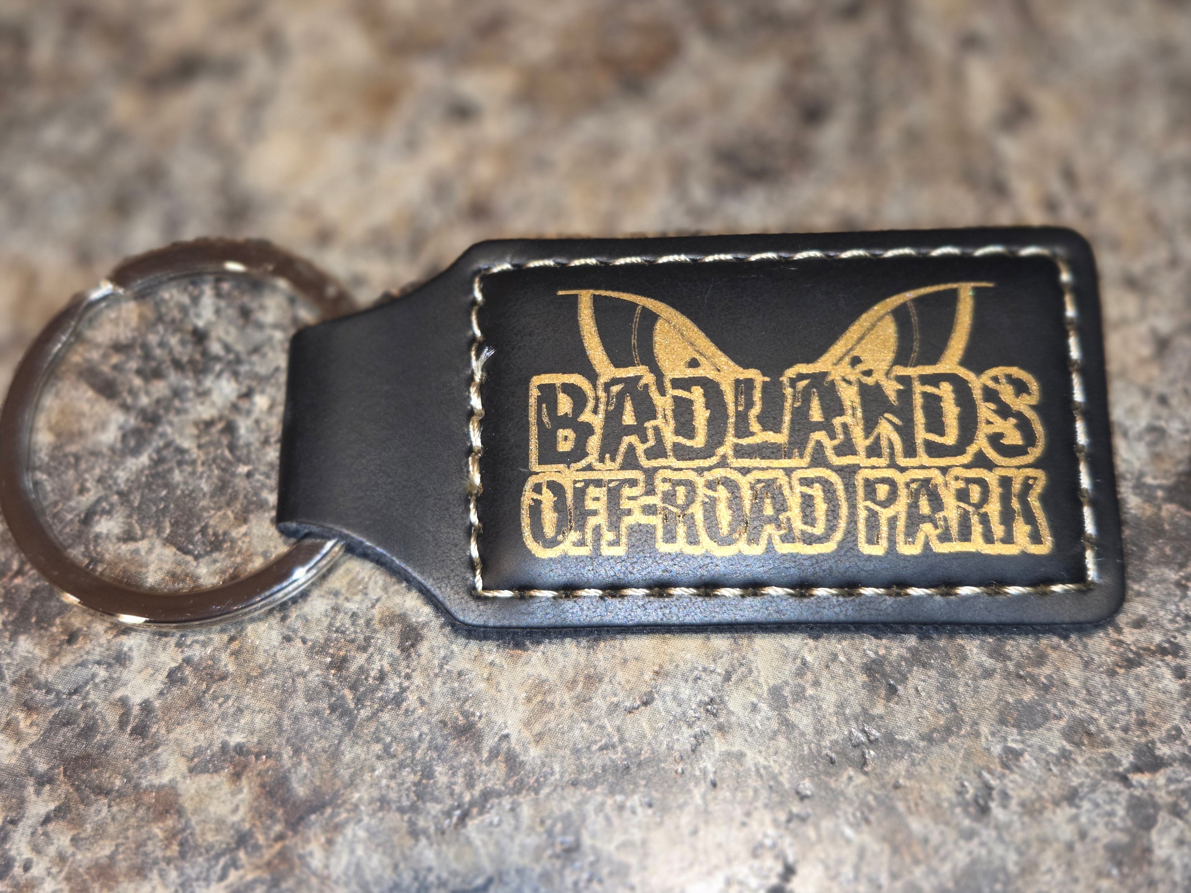 Badlands Leather Indiana Keychain