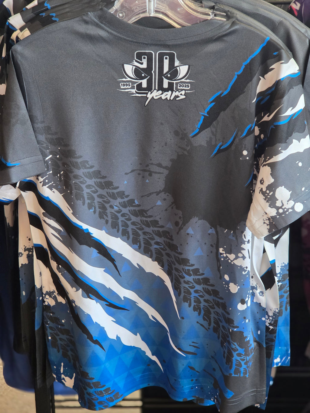 Badlands 30th Anniversary All Over Blue Youth T-Shirt