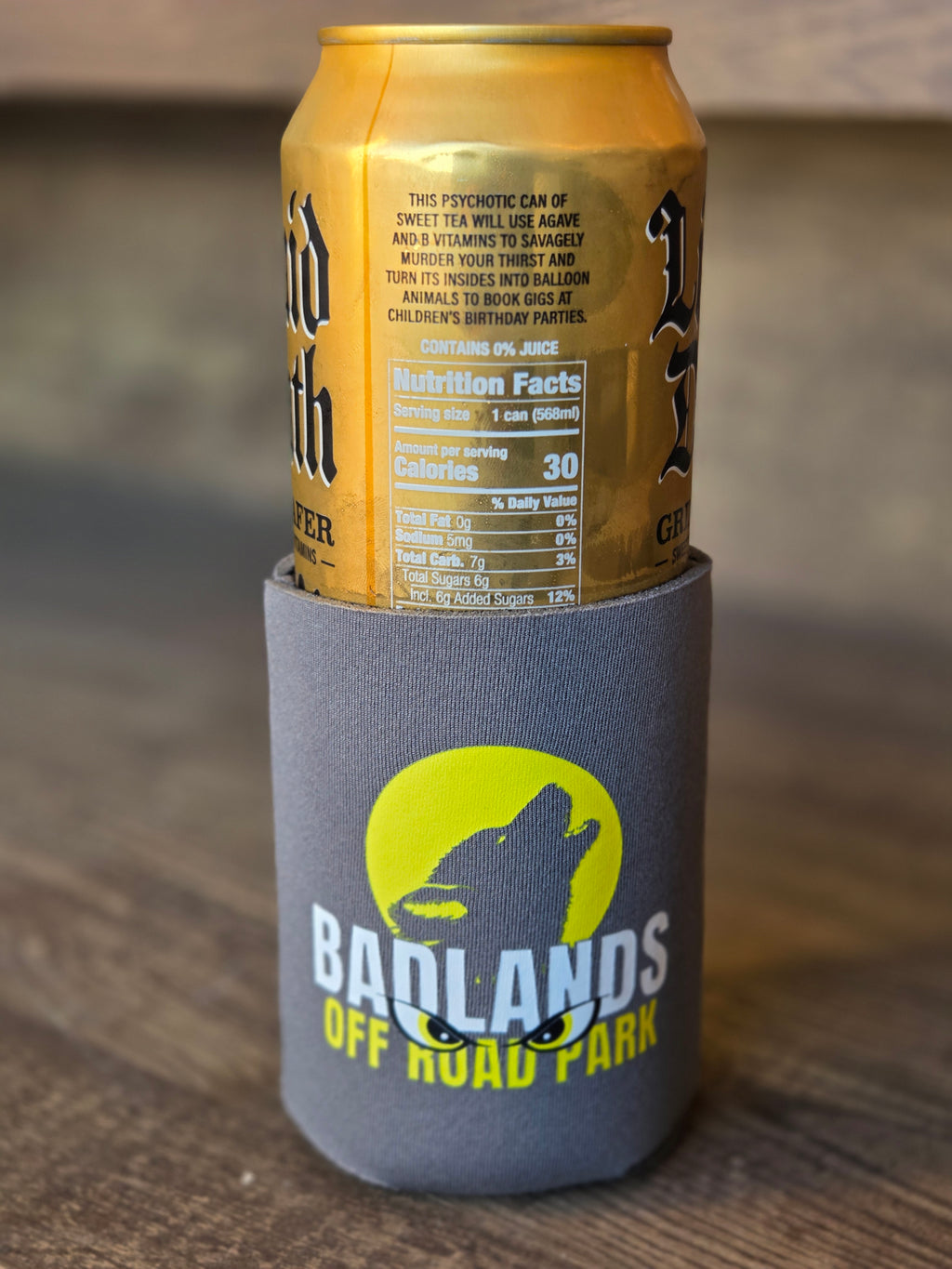 Badlands Wolf Koozie