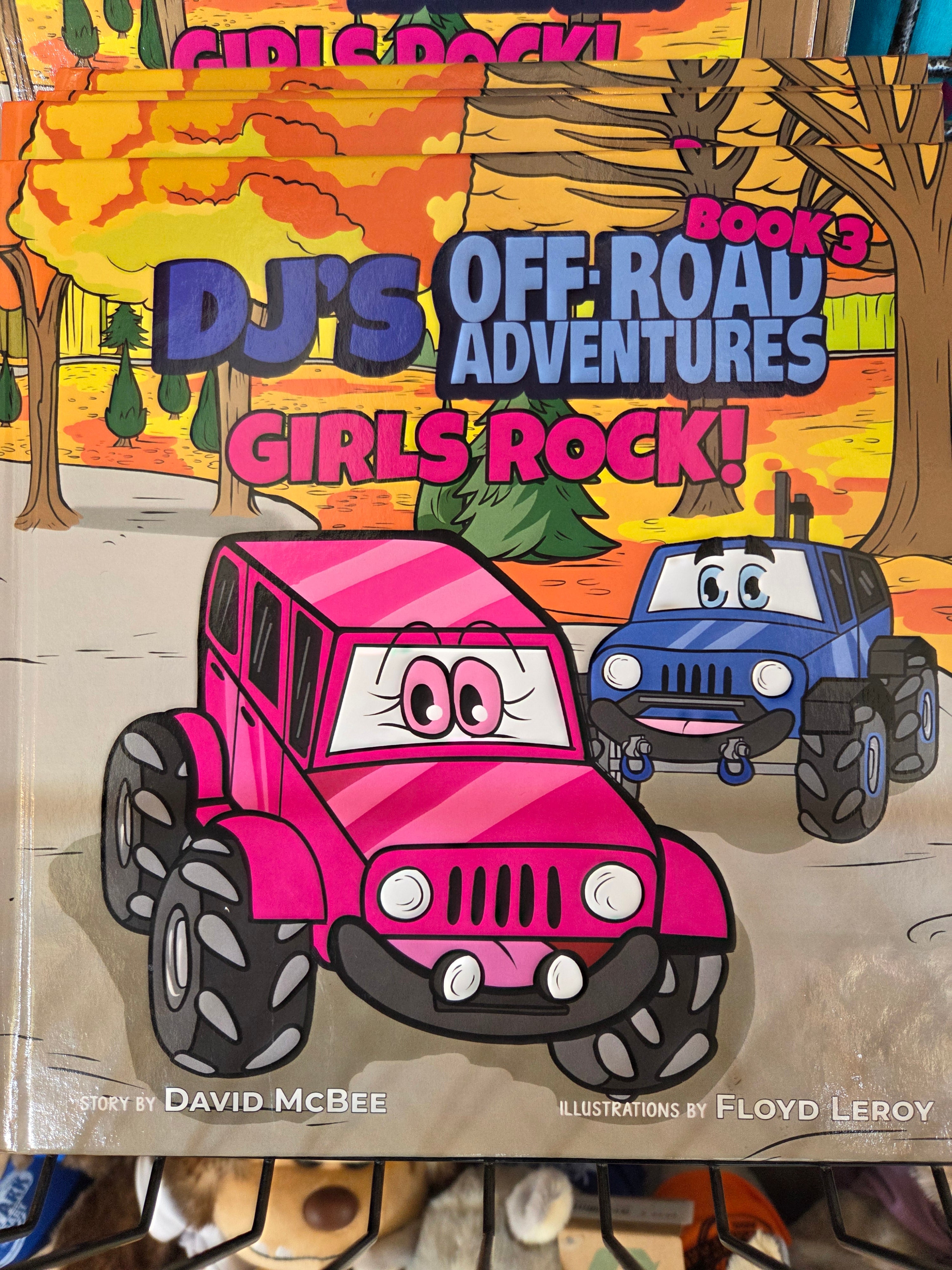 DJ's Off-Road Adventures: Girls Rock- Book
