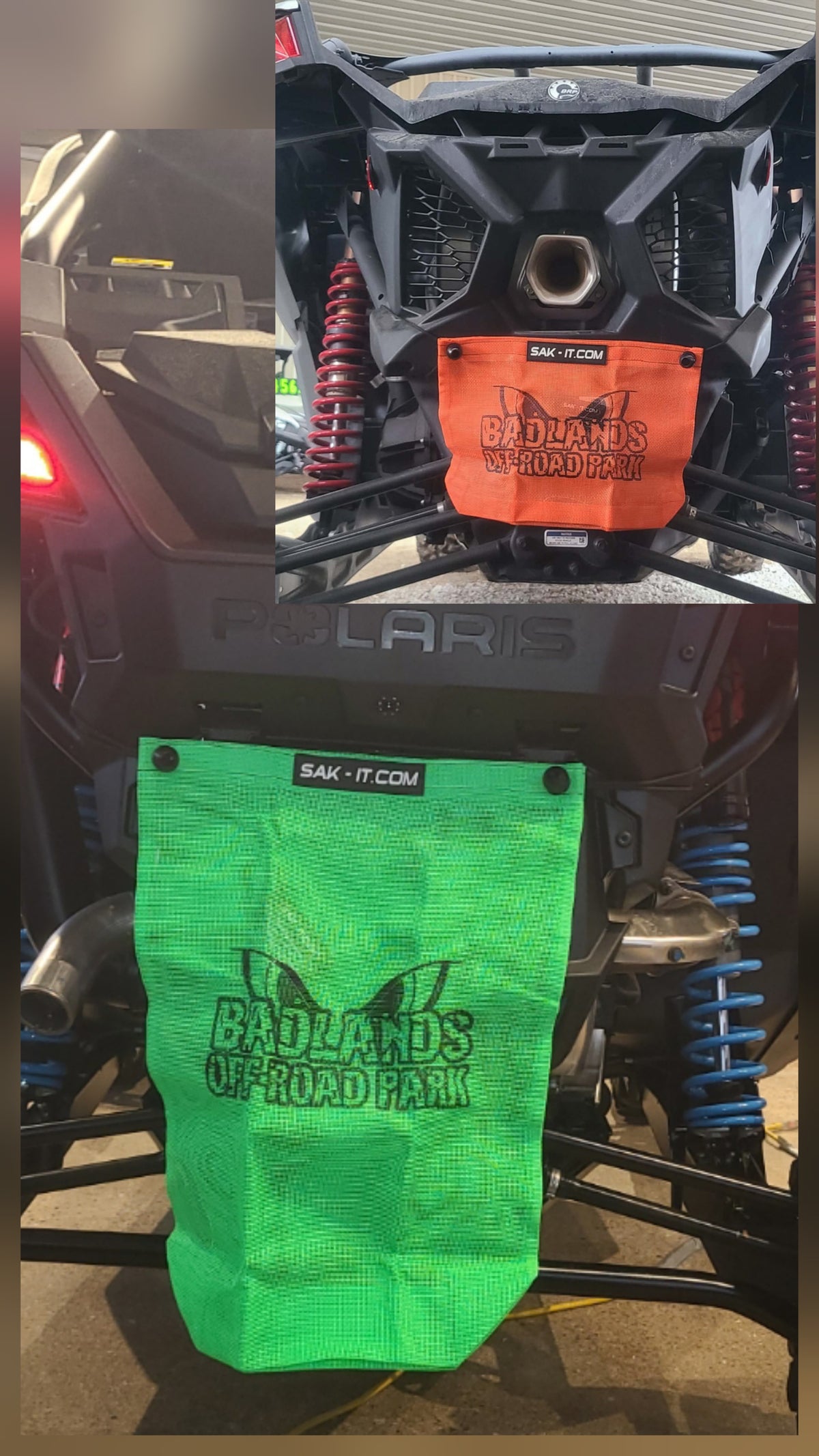 Badlands Sak-Its, Small and Large