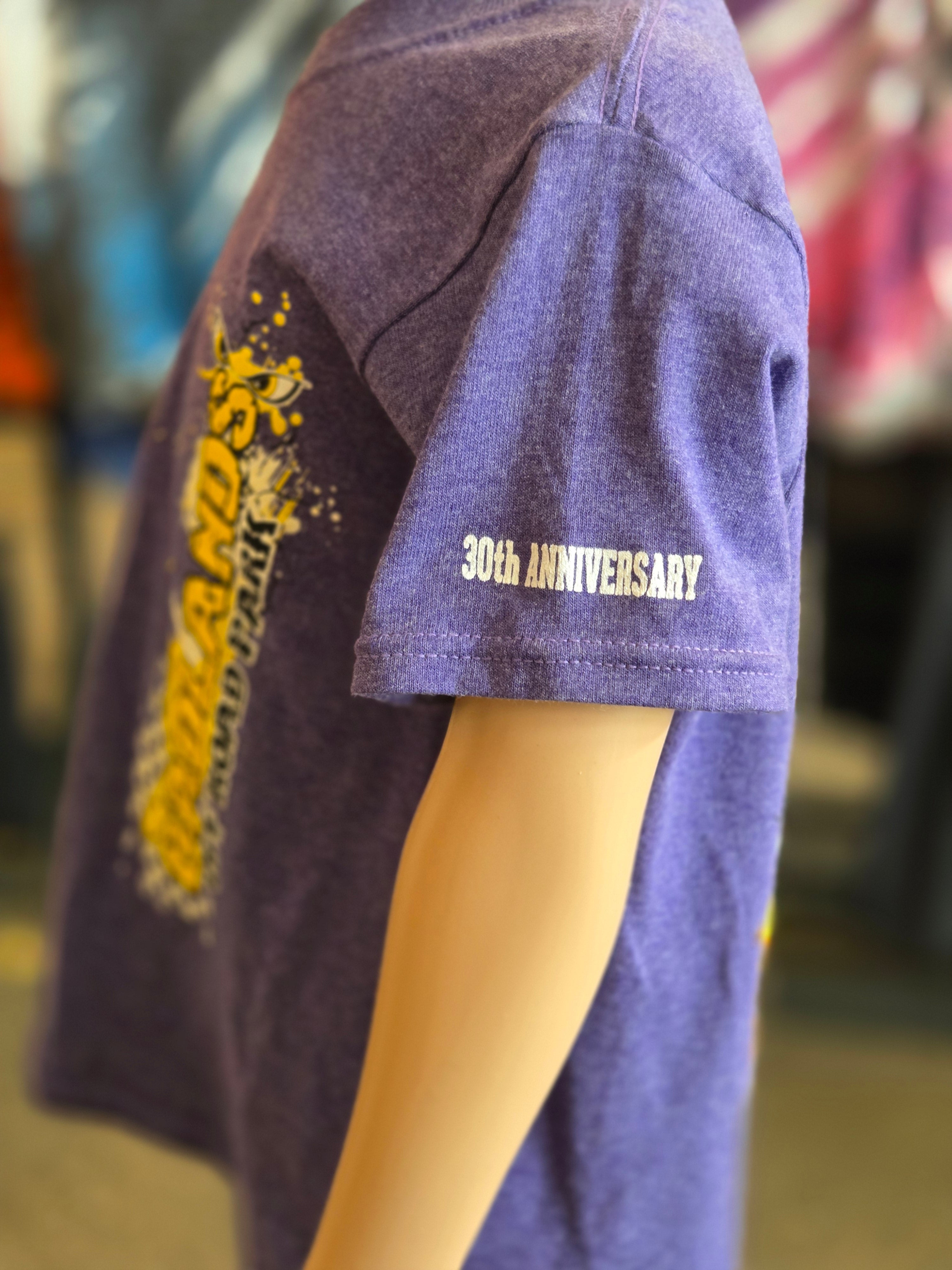 Badlands Purple Machine Sunset Youth T-Shirt 30th Anniversary Edition