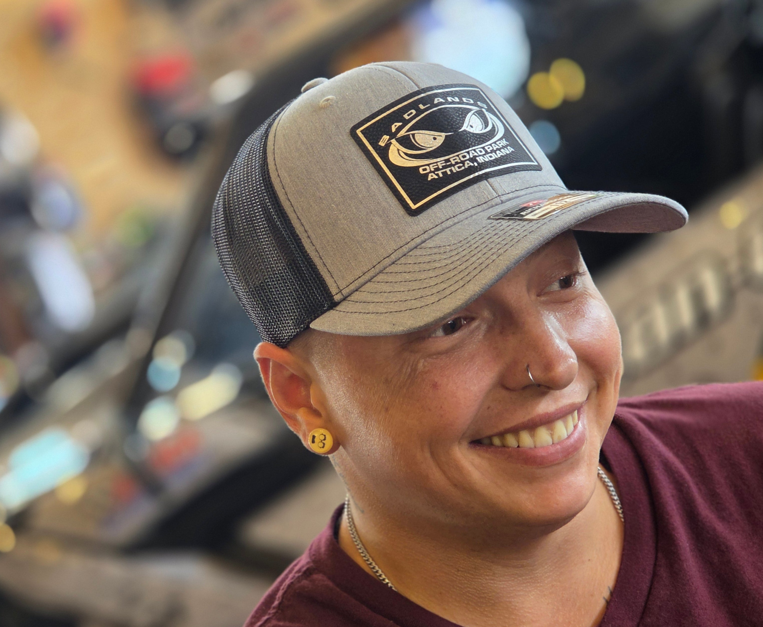 Badlands Grey Richardson Patch Hat