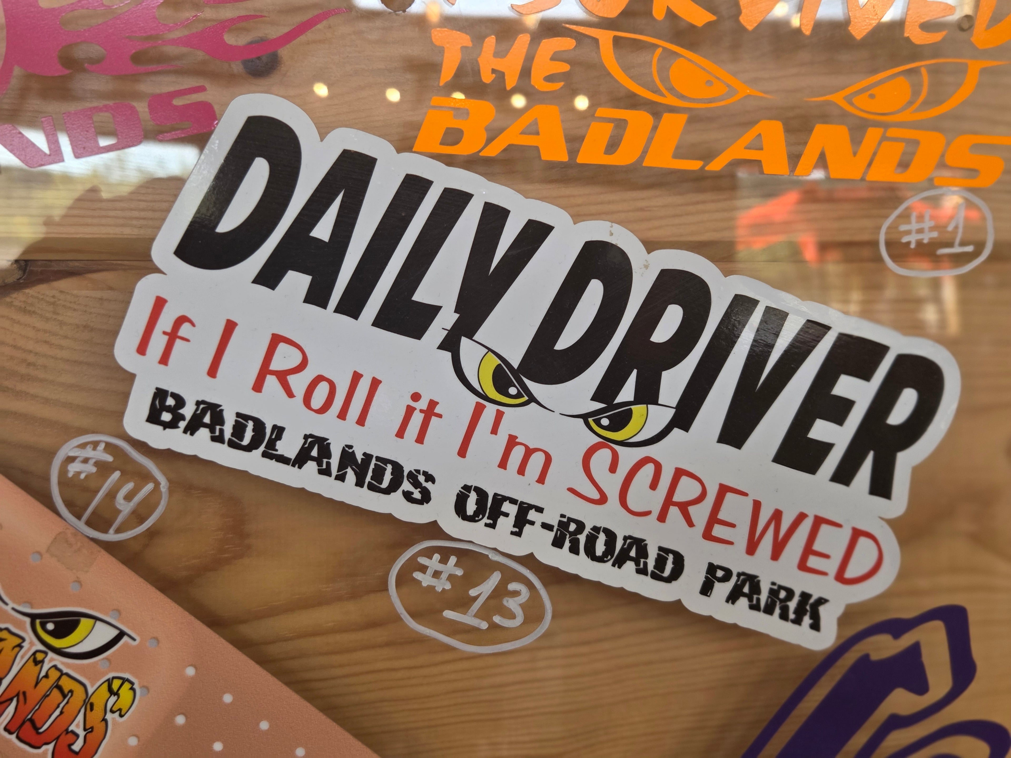 Badlands Daily Driver Sticker