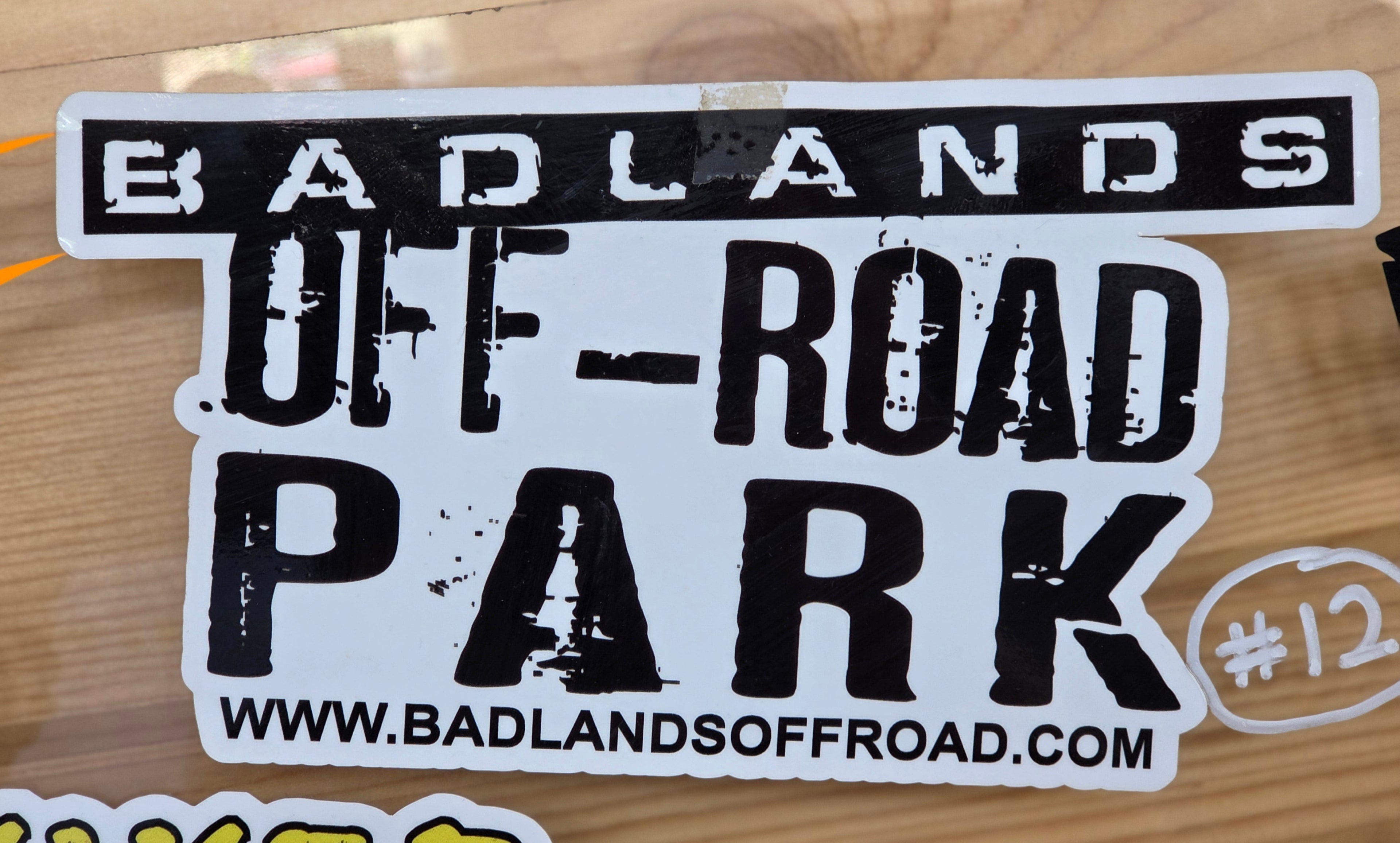 Badlands Off-Road Park Sticker