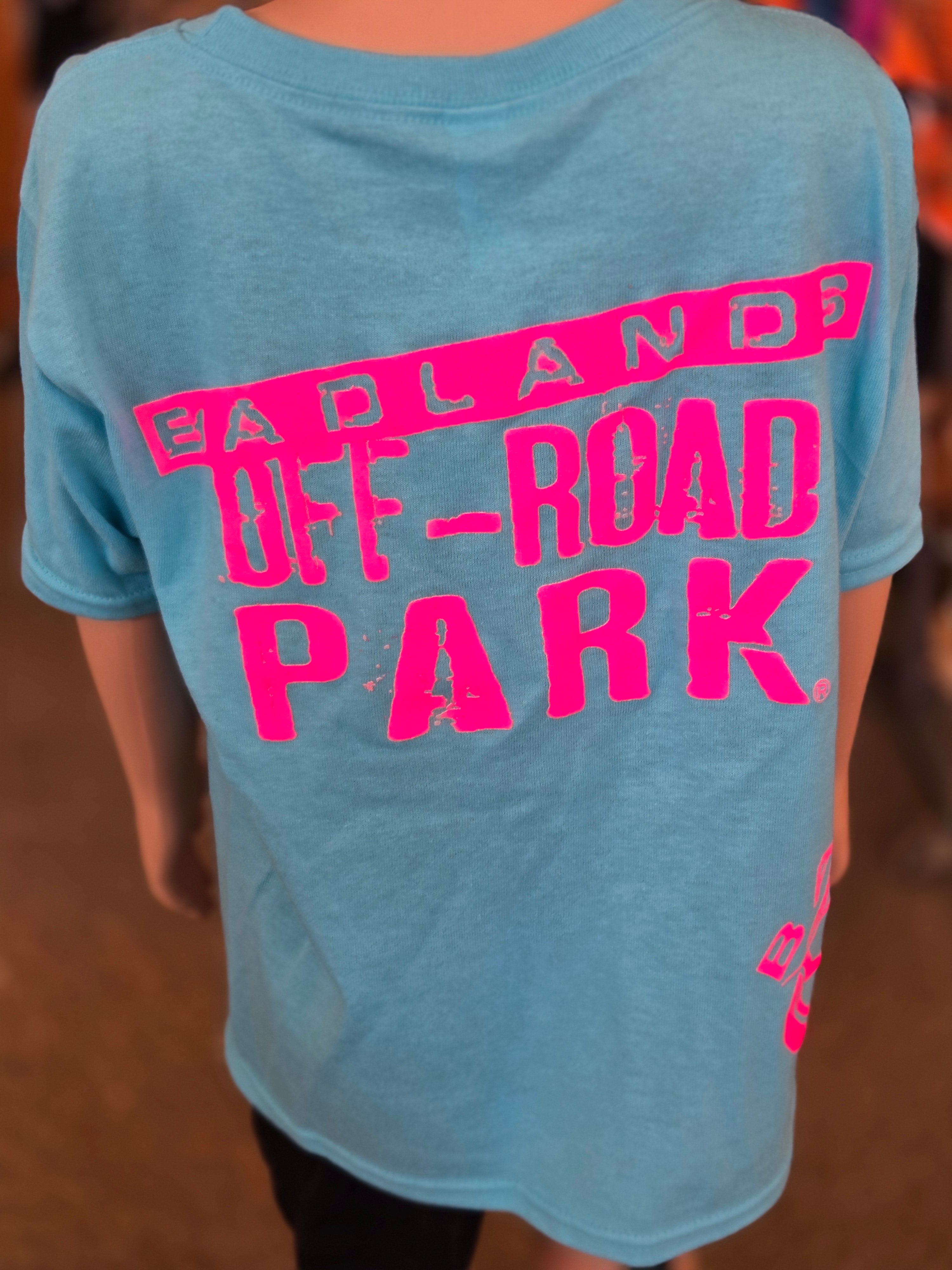 Badlands 30th Anniversary Blue/Pink Hip Youth Shirt