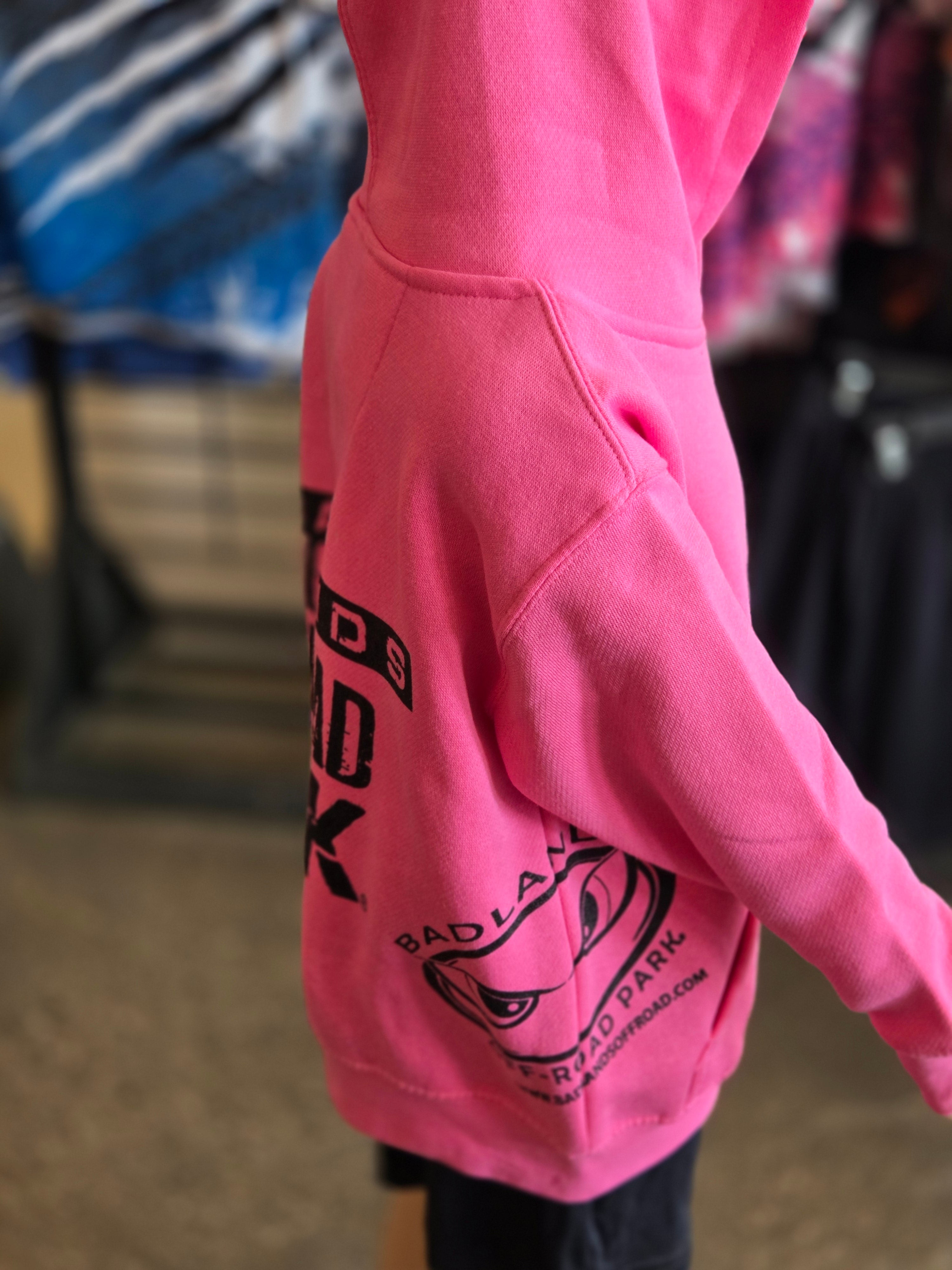 Youth Badlands 30th Anniversary Hip Pink Hoodie
