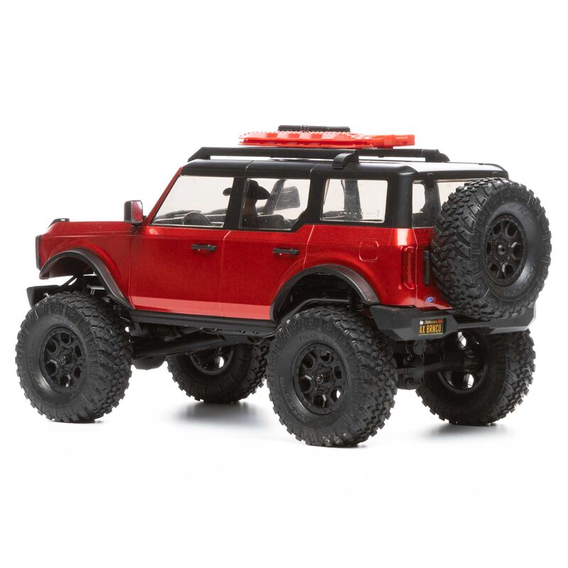 Horizon Hobby Axial 1/24 SCX24 2021 Ford Bronco 4WD Truck Brushed Red RTR