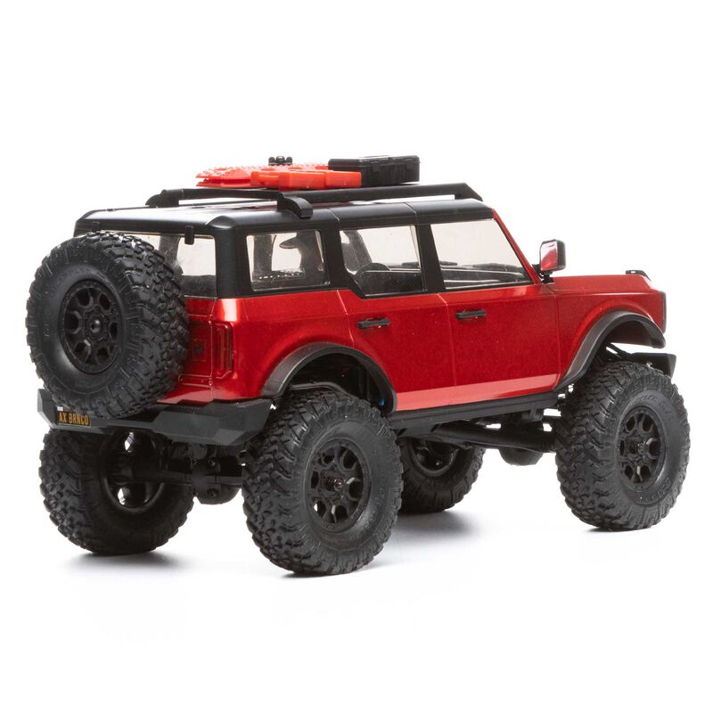 Horizon Hobby Axial 1/24 SCX24 2021 Ford Bronco 4WD Truck Brushed Red RTR