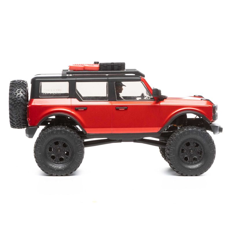 Horizon Hobby Axial 1/24 SCX24 2021 Ford Bronco 4WD Truck Brushed Red RTR
