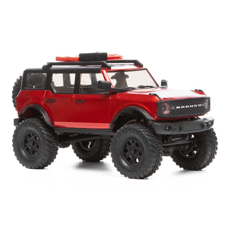 Horizon Hobby Axial 1/24 SCX24 2021 Ford Bronco 4WD Truck Brushed Red RTR
