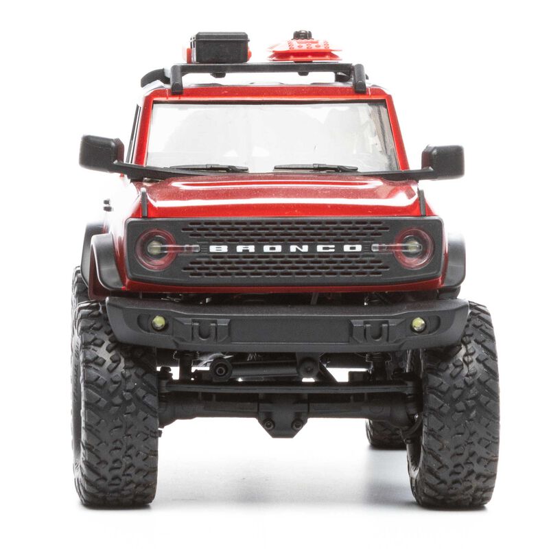 Horizon Hobby Axial 1/24 SCX24 2021 Ford Bronco 4WD Truck Brushed Red RTR