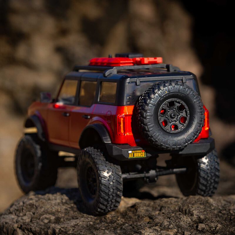 Horizon Hobby Axial 1/24 SCX24 2021 Ford Bronco 4WD Truck Brushed Red RTR