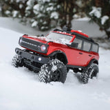 Horizon Hobby Axial 1/24 SCX24 2021 Ford Bronco 4WD Truck Brushed Red RTR