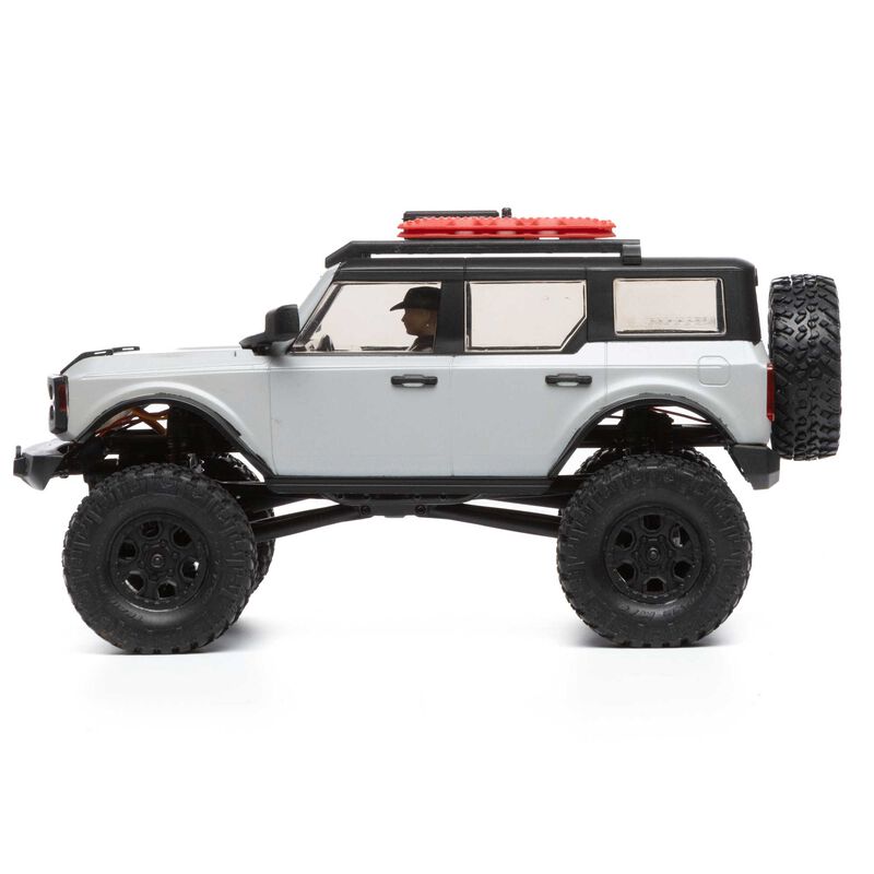 Horizon Hobby Axial 1/24 SCX24 2021 Ford Bronco 4WD Truck Brushed Grey RTR