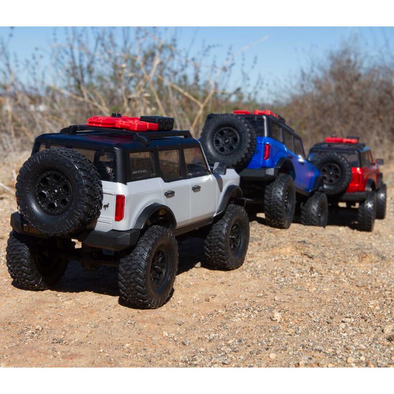 Horizon Hobby Axial 1/24 SCX24 2021 Ford Bronco 4WD Truck Brushed Grey RTR