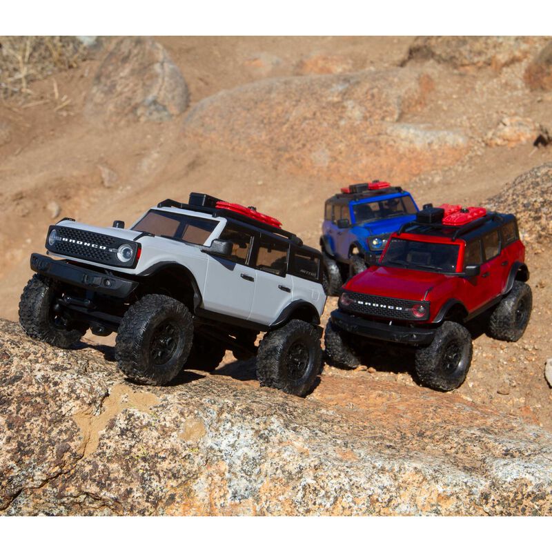 Horizon Hobby Axial 1/24 SCX24 2021 Ford Bronco 4WD Truck Brushed Grey RTR