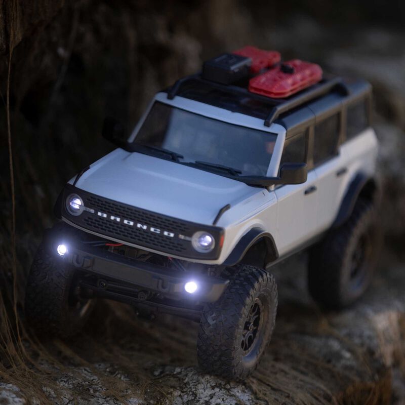 Horizon Hobby Axial 1/24 SCX24 2021 Ford Bronco 4WD Truck Brushed Grey RTR