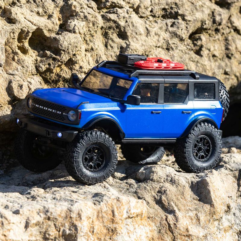 AXIAL 1/24 SCX24 2021 Ford Bronco 4WD Truck Brushed Blue RTR