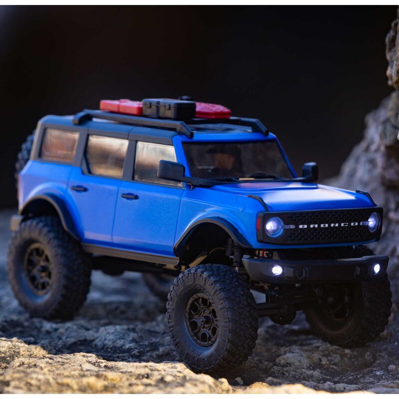 AXIAL 1/24 SCX24 2021 Ford Bronco 4WD Truck Brushed Blue RTR