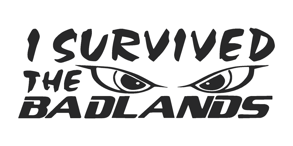 Badlands I Survived Decal