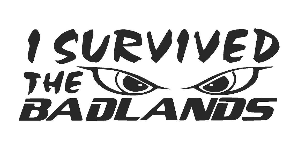 Badlands I Survived Decal