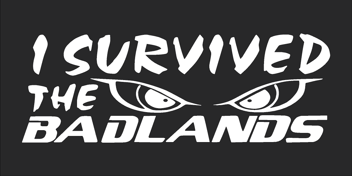 Badlands I Survived Decal