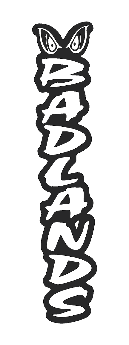 Badlands Vertical Decal