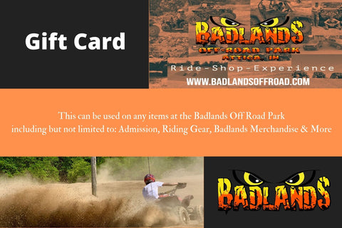 Badlands Off Road Park Gift Card