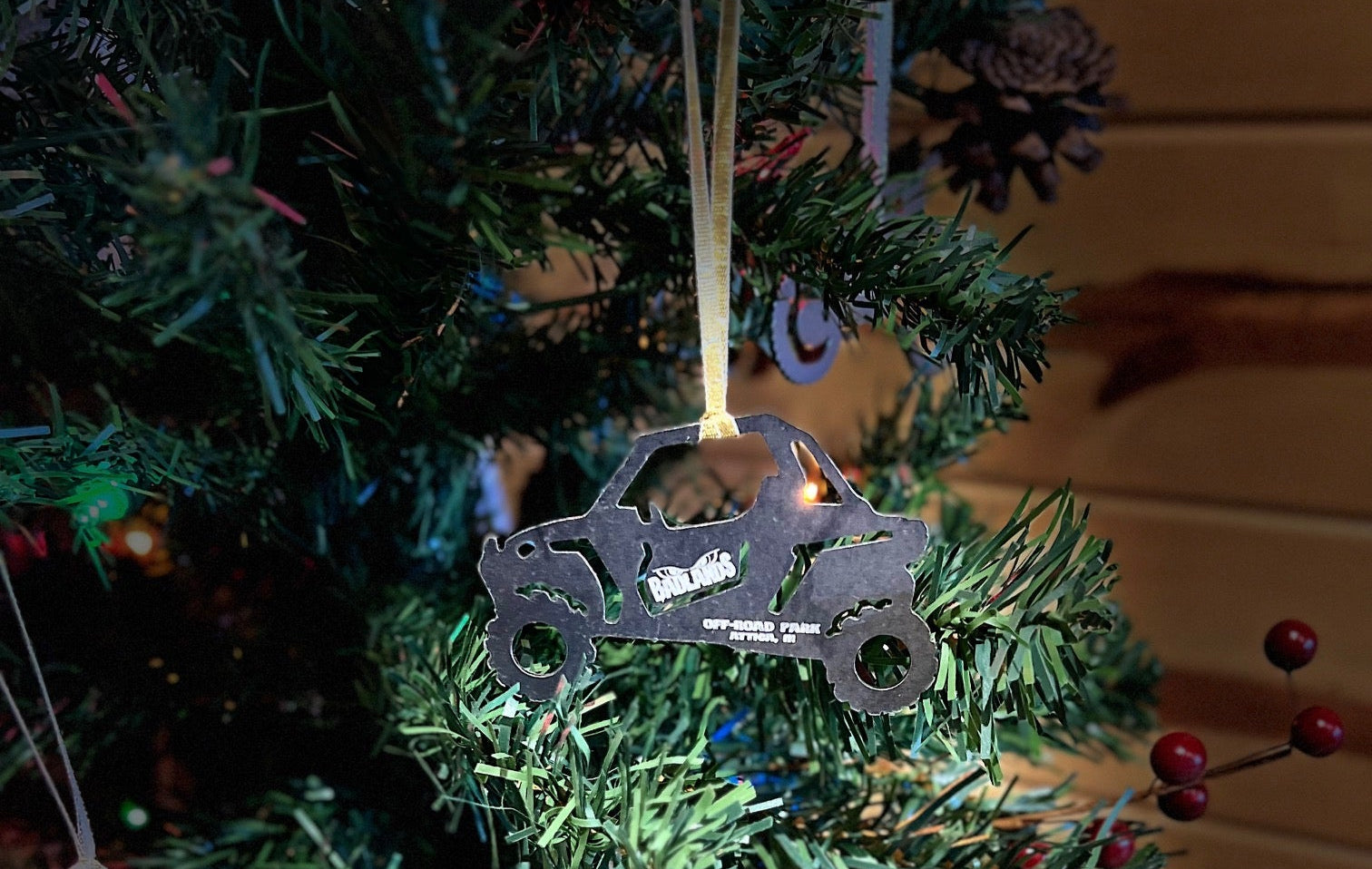 Badlands Raw Metal Ornaments