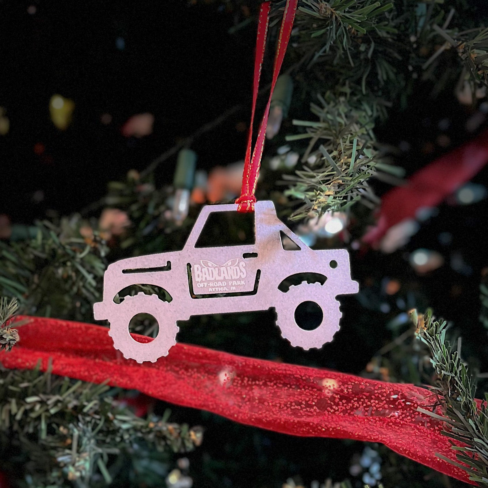 Badlands Raw Metal Ornaments